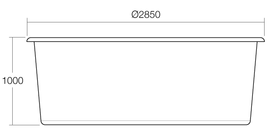 5,000L Flat Bottom Aquaculture Tank - Image 2