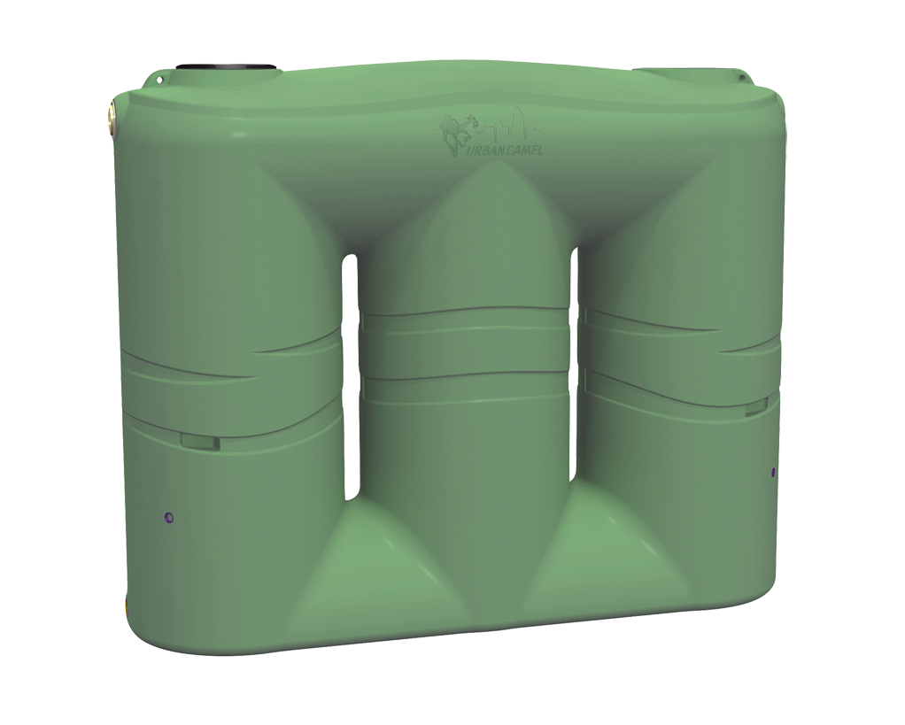 2,200L Urban Camel Slimline Rainwater Tank