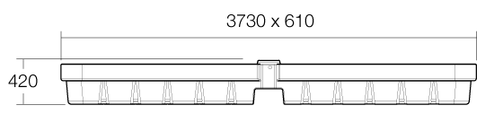 550L Linear Trough - Image 2