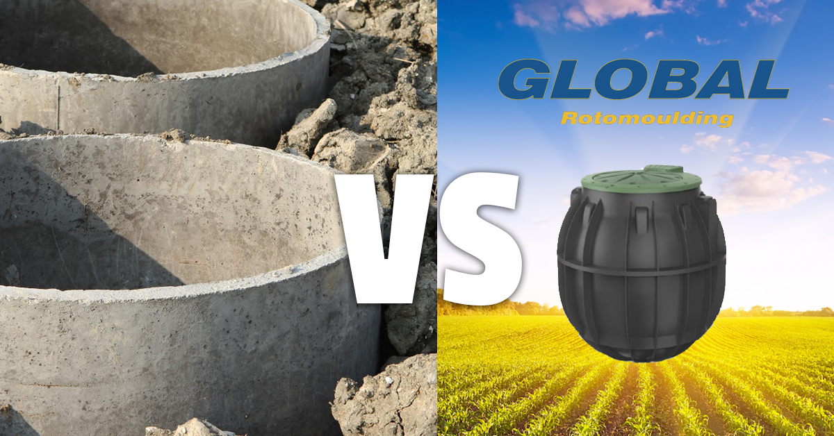 Comparing Plastic And Concrete Septic Tanks Global Tanks