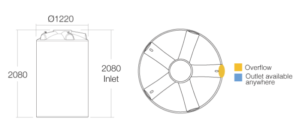 2,000L Rainwater Tank - Image 2