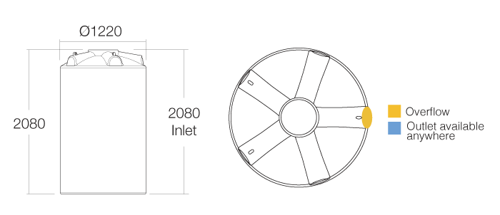 2,000L Rainwater Tank - Image 2