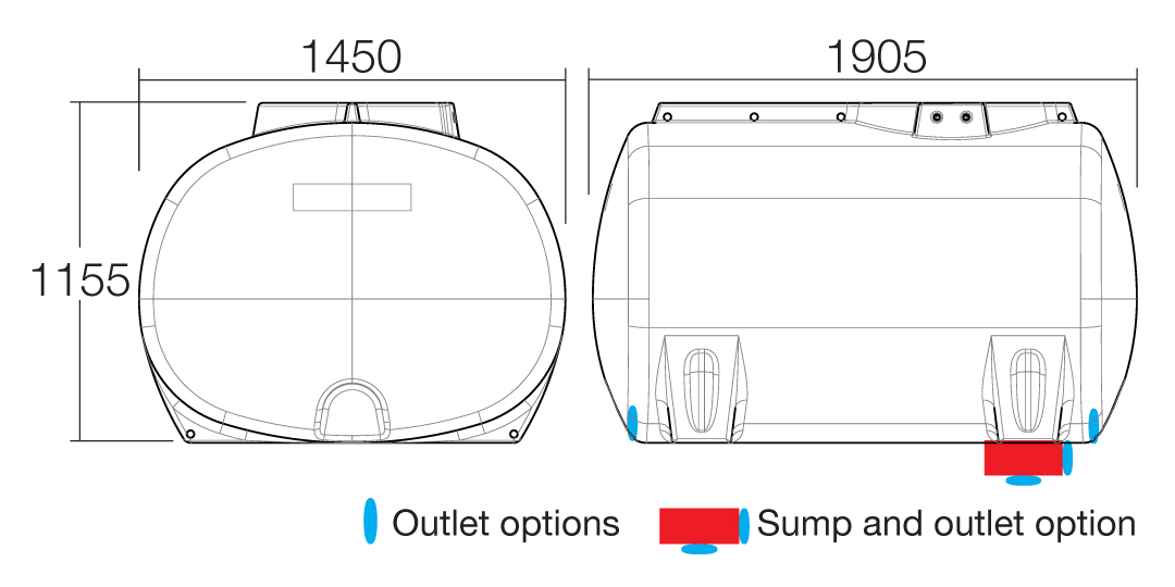 2,000L Molasses Cartage Tank - Image 2