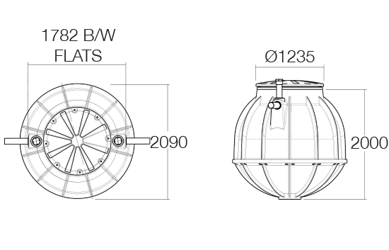 2,500L Septic Tank - Image 2