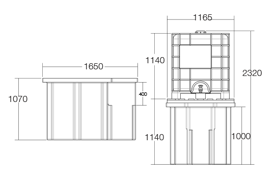 1,200L Pallet Bund - Image 2