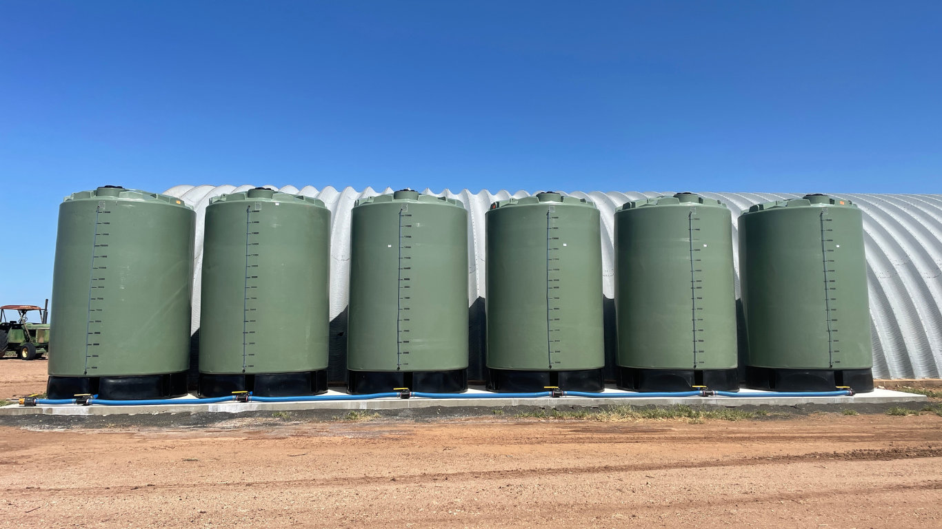 16,000L Cone Bottom Tank Case Study - Finished Product